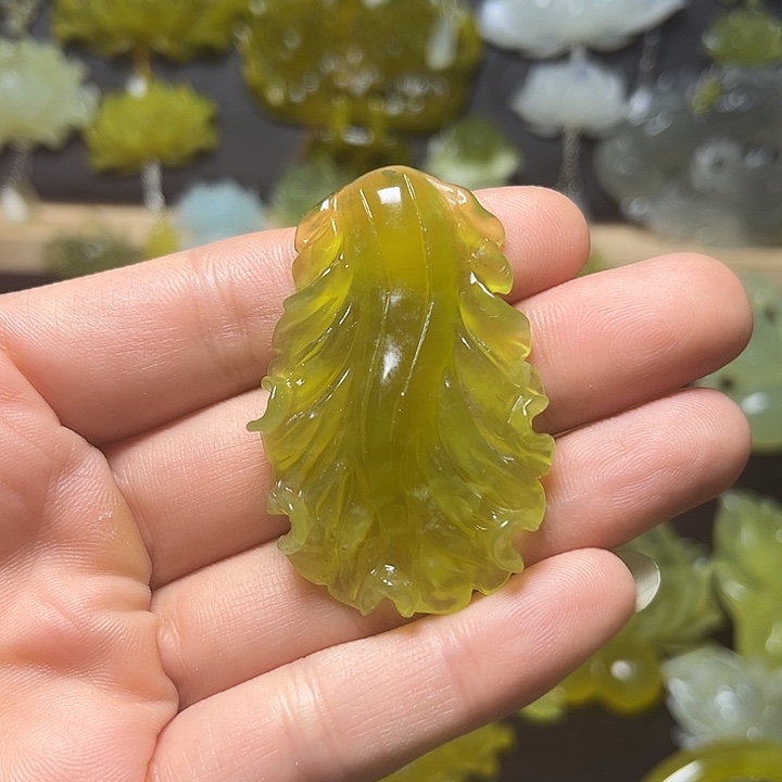 未镶嵌蛇纹石玉发饰