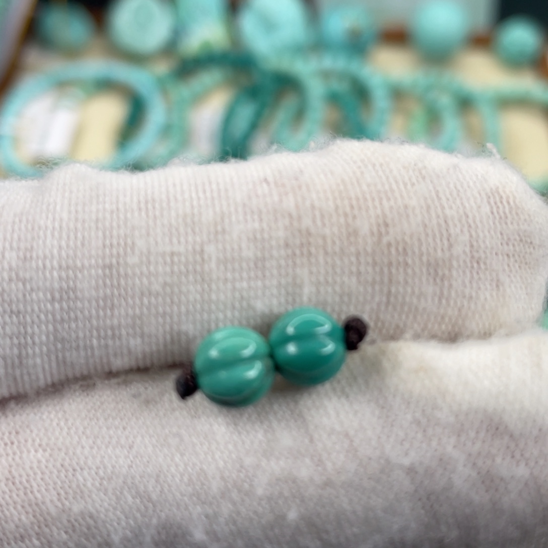 绿松石未镶嵌挂件