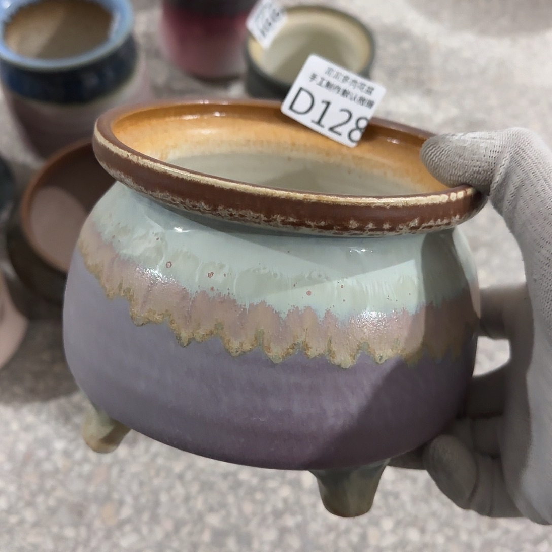 瓷片次品景德镇手工花盆