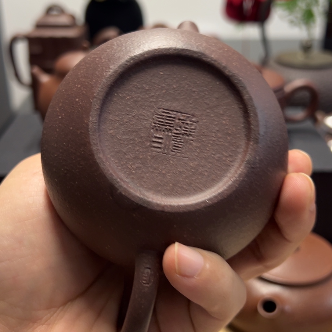 —***—茶壶紫砂瑕疵一片瓦180cc