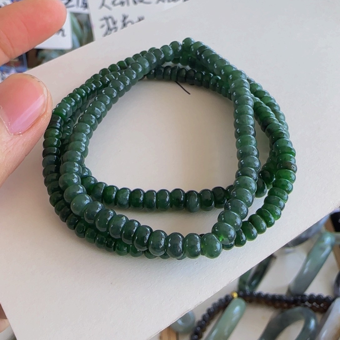 翡翠手串未镶嵌L****1老坑