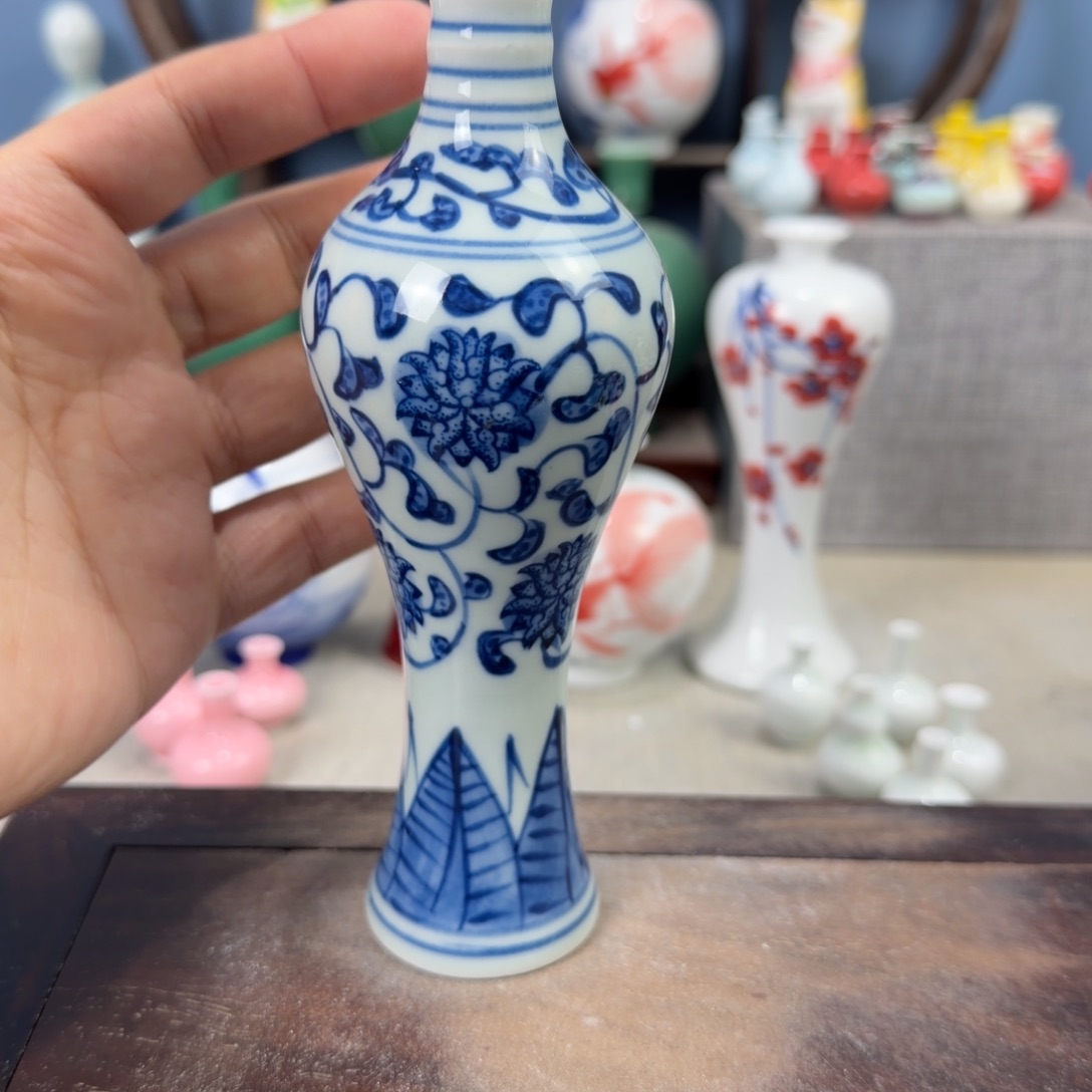陶瓷手工小花器摆件