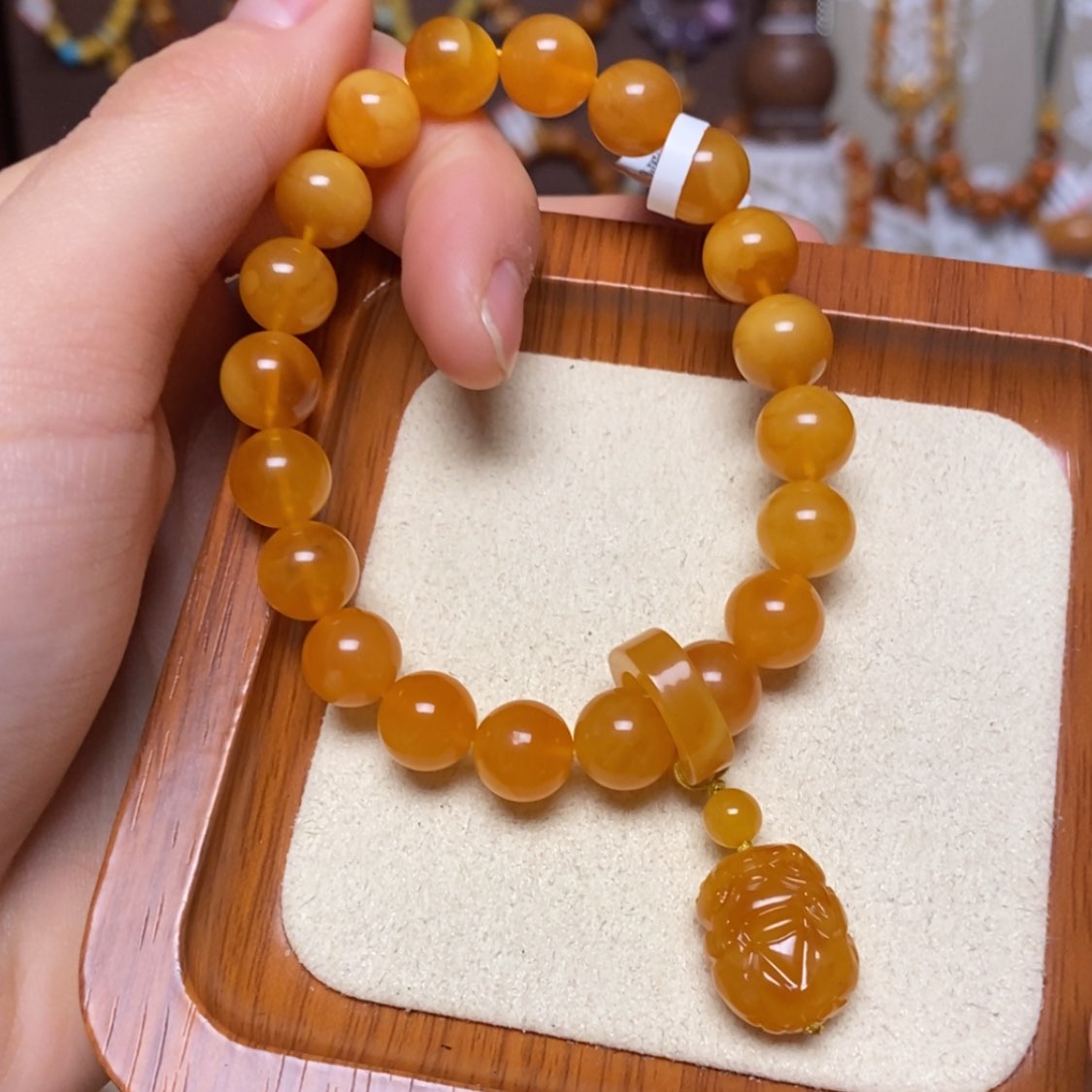 【闪购商品】手链蜜蜡未镶嵌手串