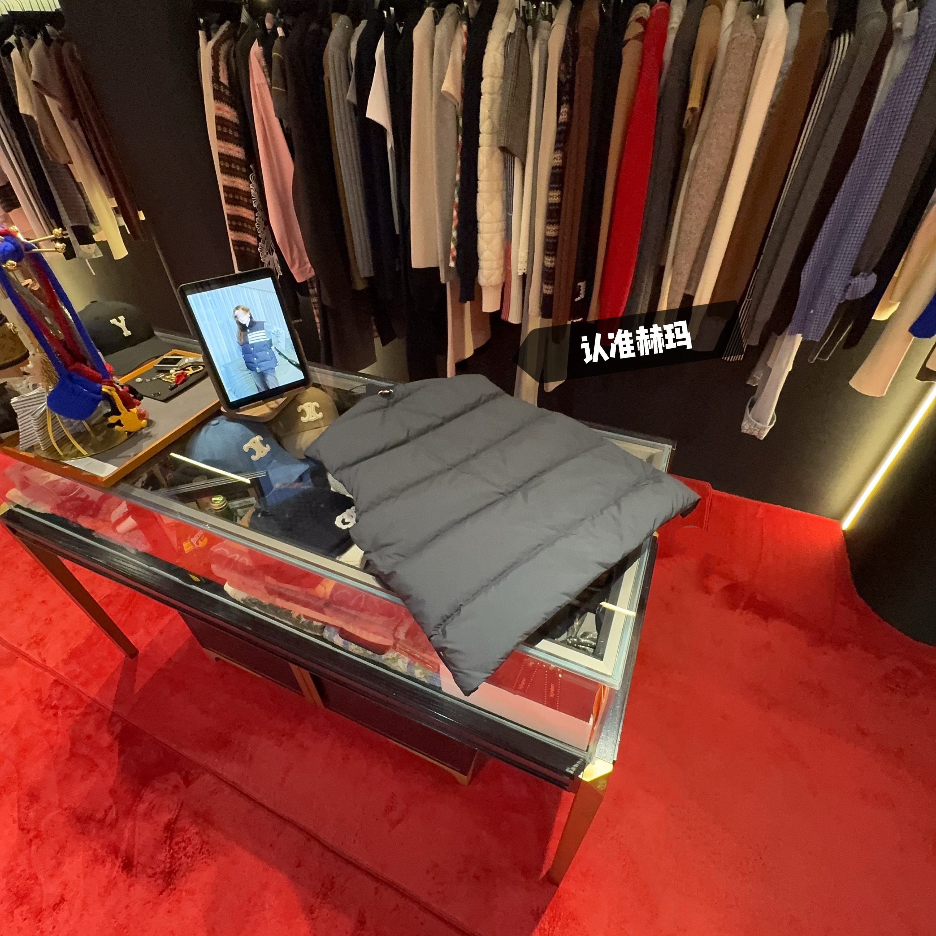 认准赫玛 【汤姆猫】经典四杠立领羽绒马甲#男女同款#1813上新