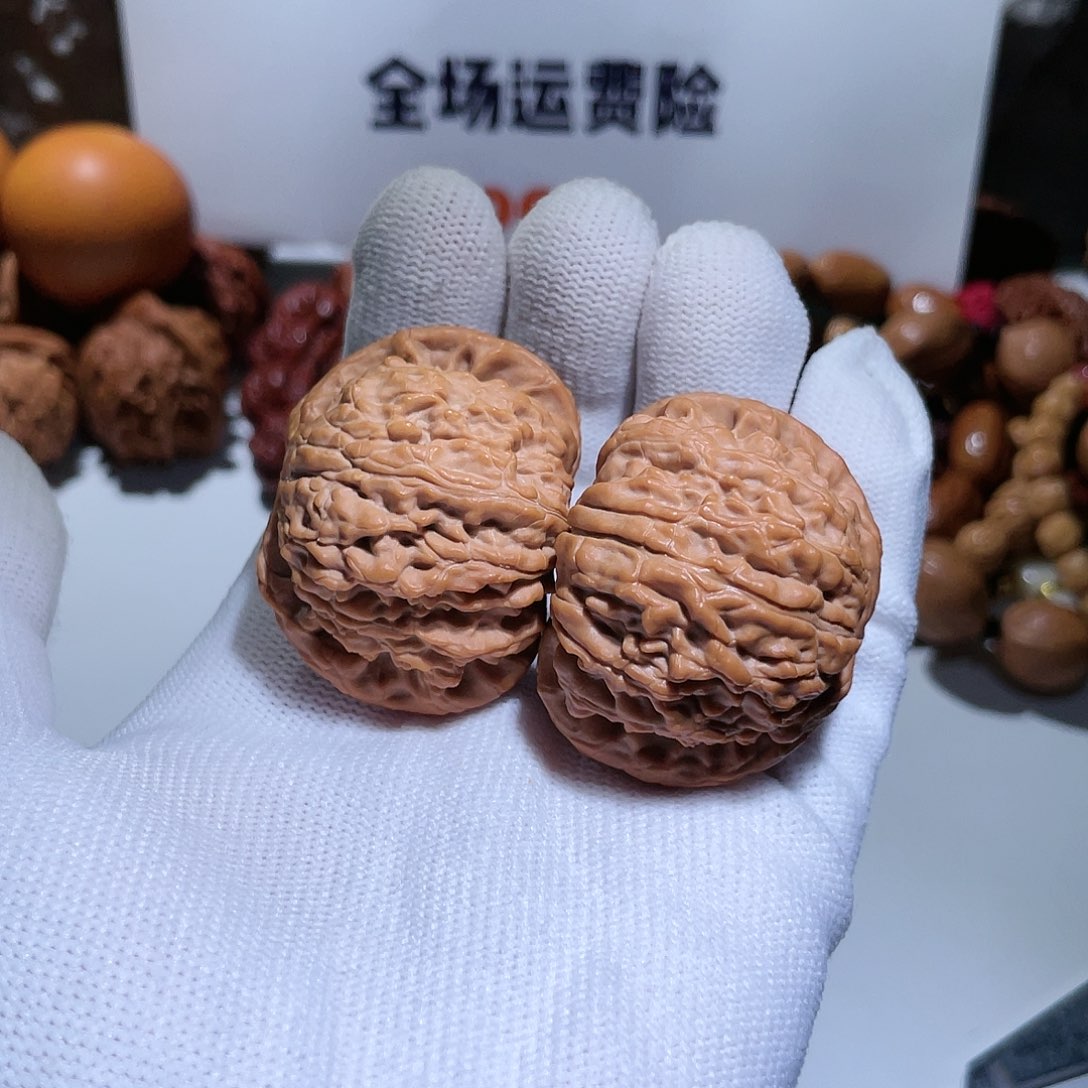 文玩核桃吊坠14号42球白