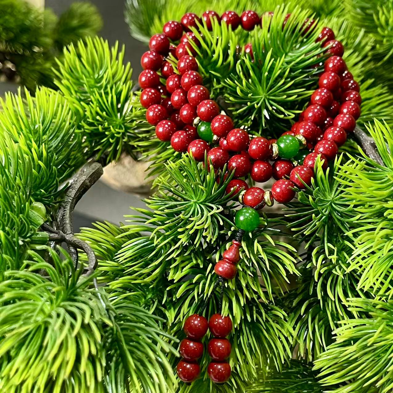 含辰砂工艺品AD311-精品手串(无礼盒)