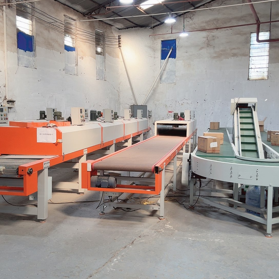 铁氟龙网带烘干线