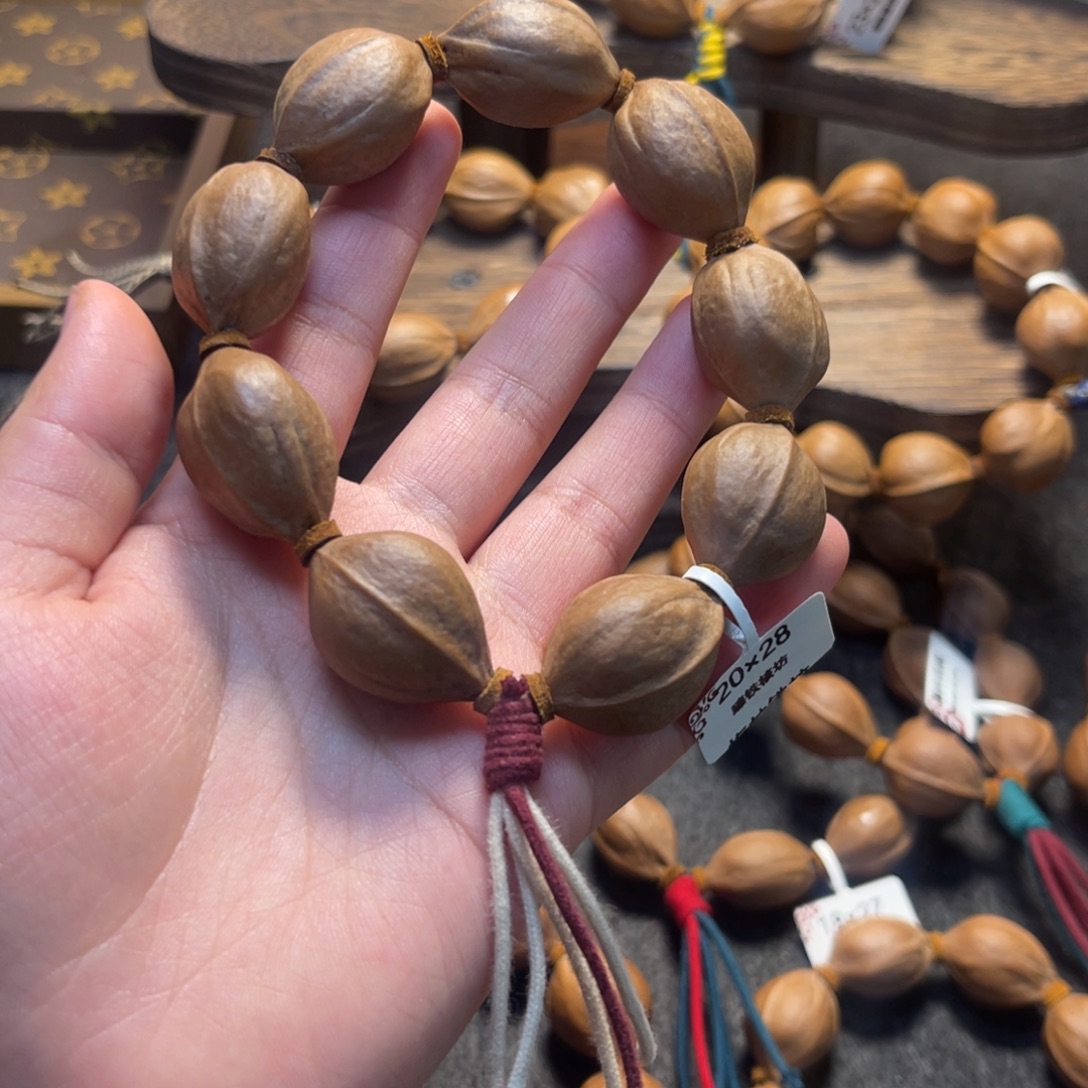 香***豆橄榄核手串/手链20.28梅林铁核