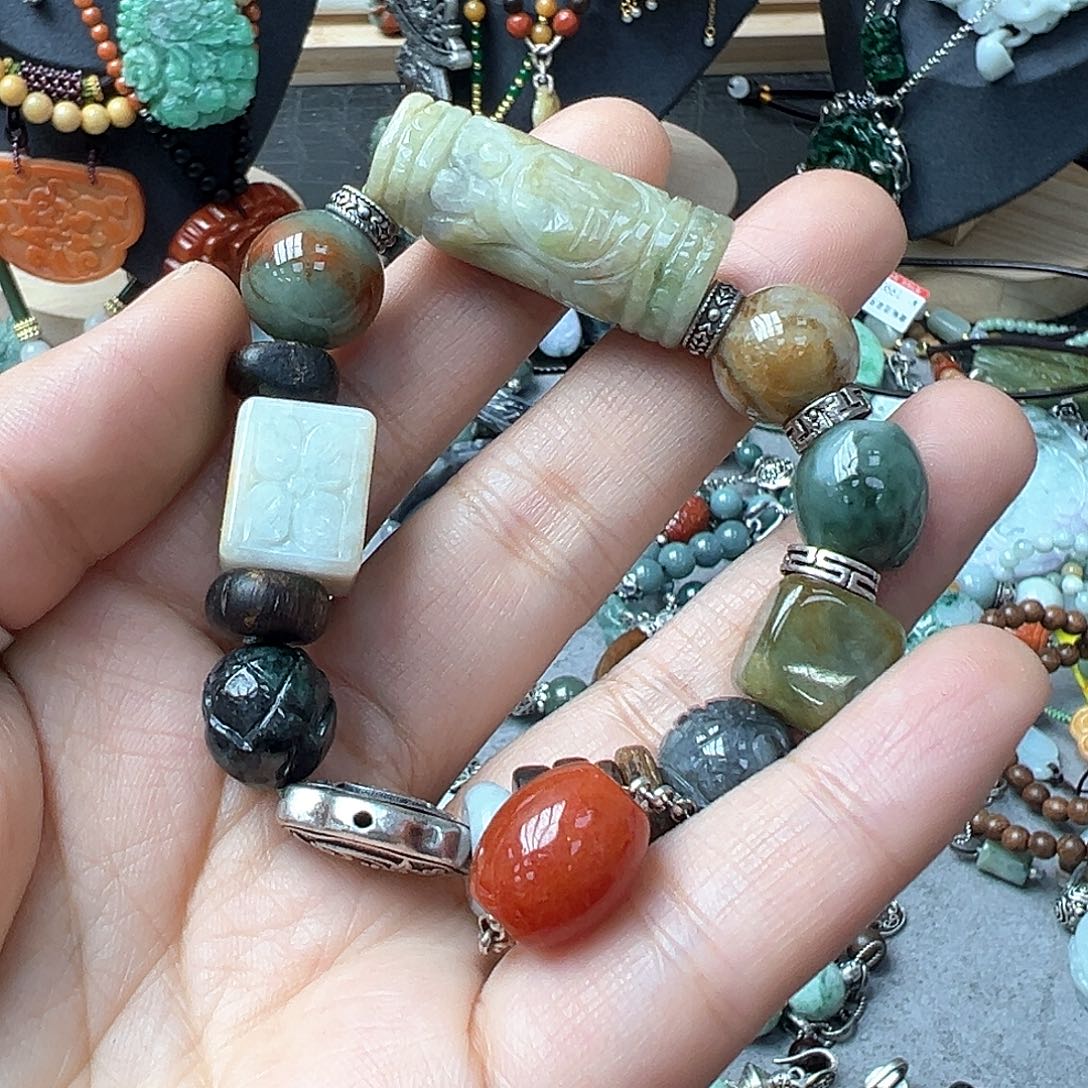 翡翠戒指未镶嵌可*