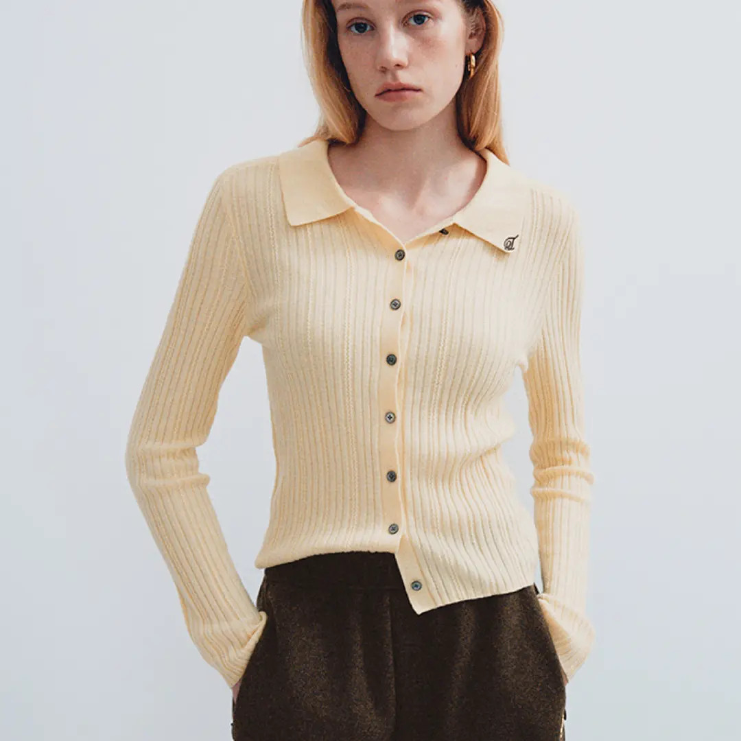 Teenie Weenie小熊针织开衫女25年冬季新款TTCK254VW2K