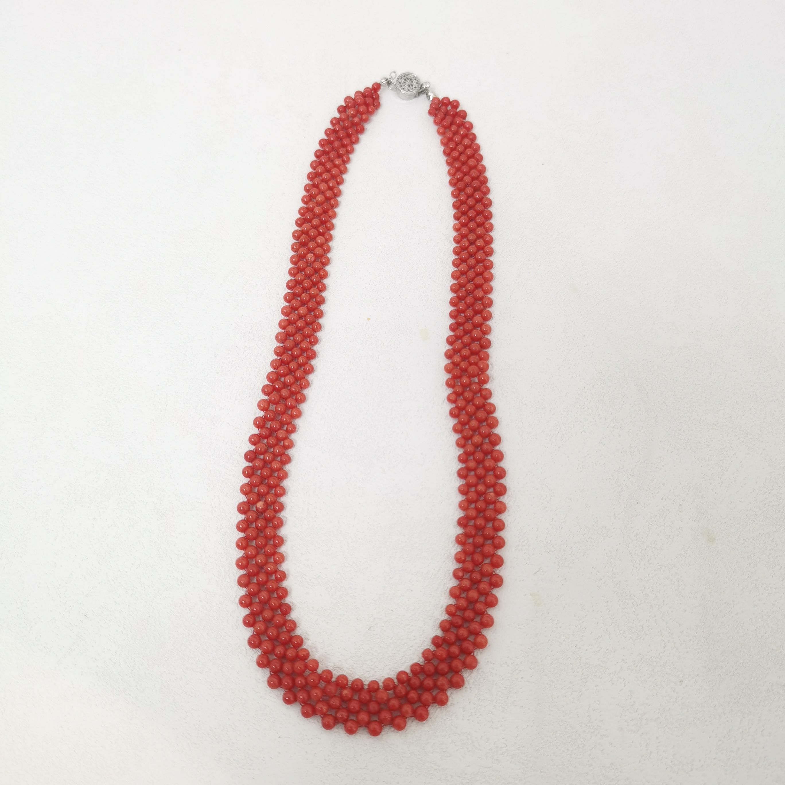 宝岛QL珊瑚 天然珊瑚 多样性发货 红珊瑚编织项链/93055