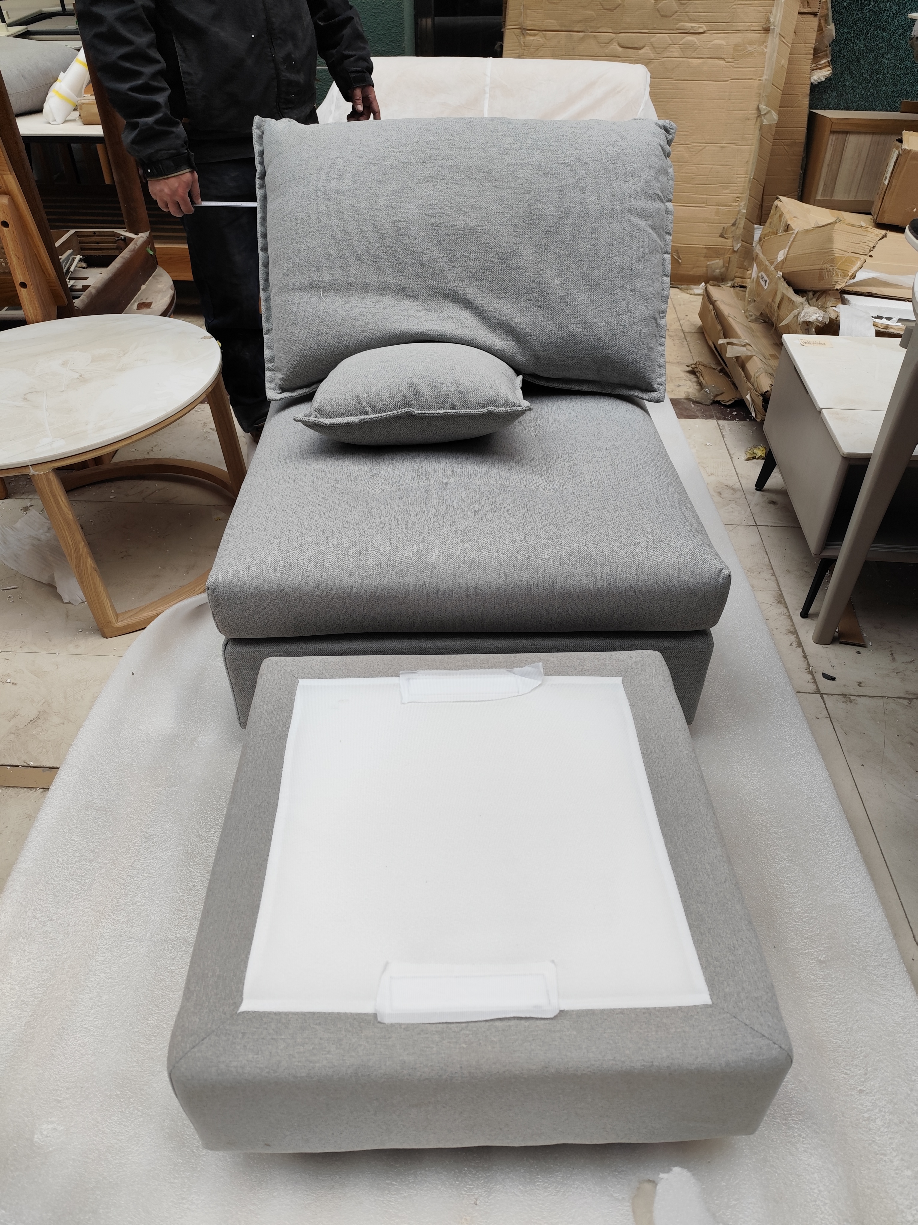 沙发 单人位 布艺 80*87*88 瑕疵无售后 yh24