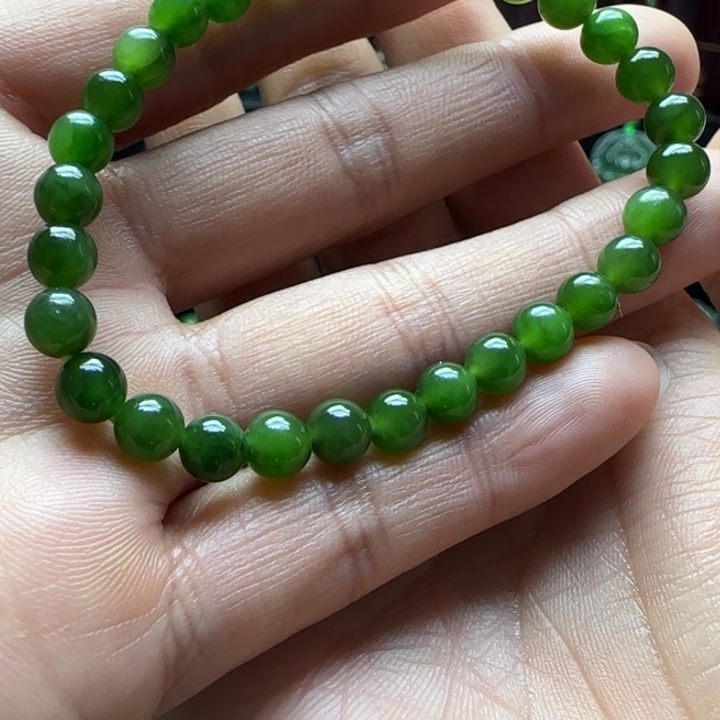 和田玉（碧玉）手串未镶嵌