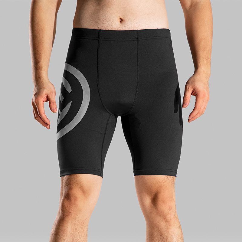 Luxiaojun吕小军男士力量健身体能训练紧身短裤举重裤跑步骑行