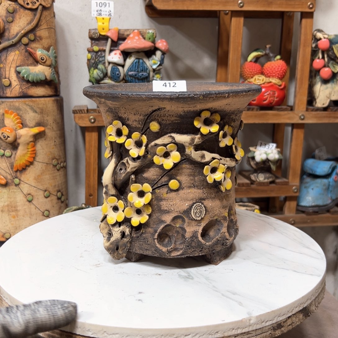 红陶412 雨田花器