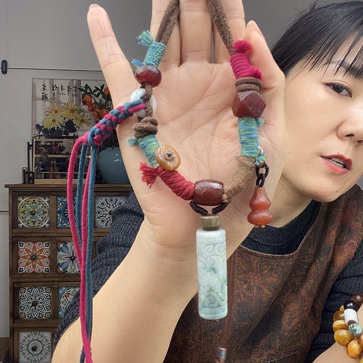 翡翠项链未镶嵌项链