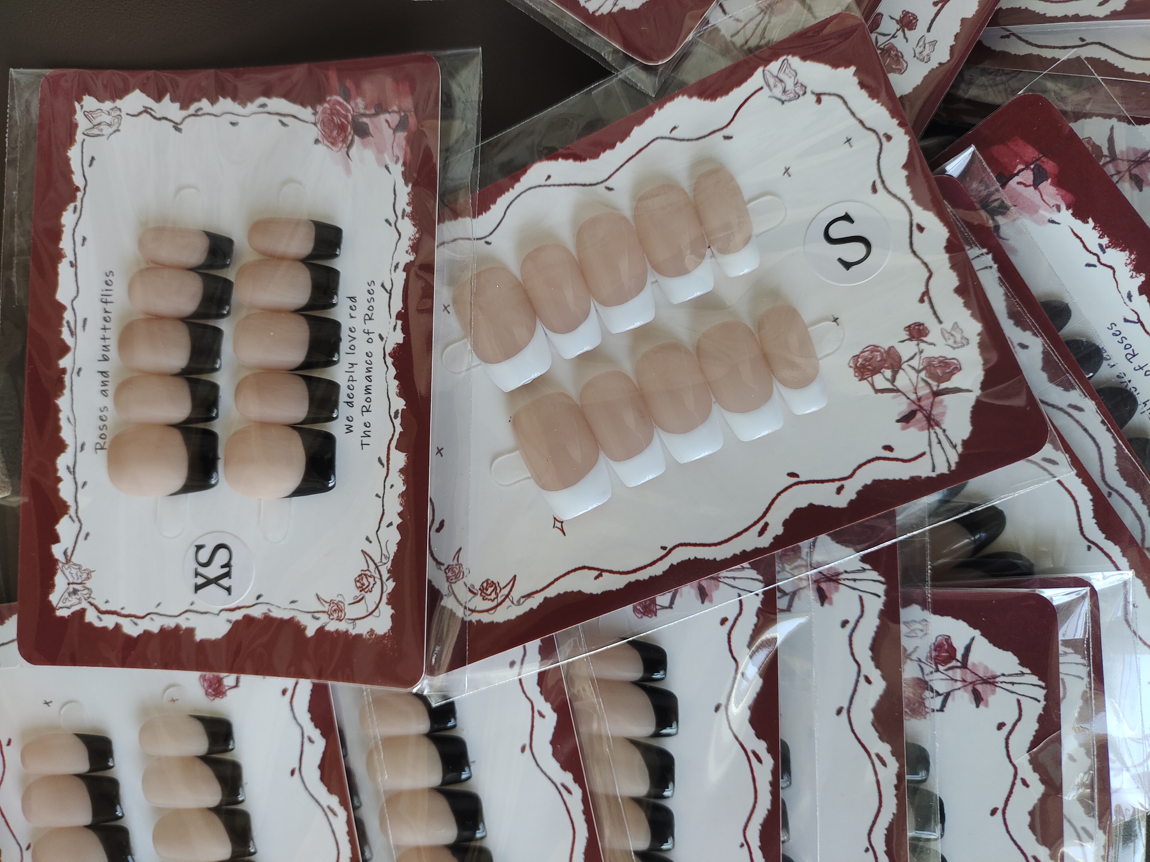 直播专用孤品手工穿戴甲链接拍下备注编码