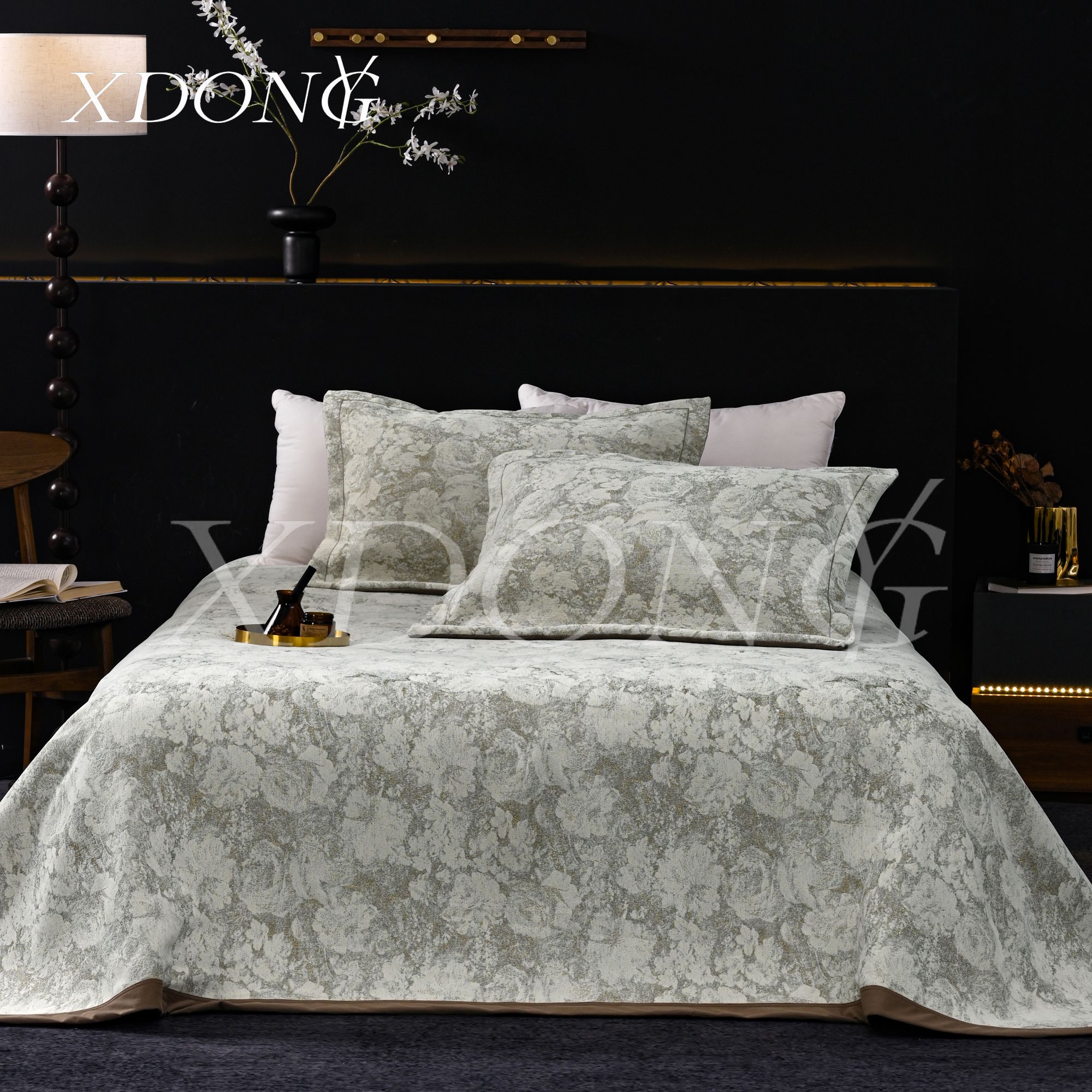 XDONGY（冬云家纺）230*250高奢柔软舒适透气 普罗旺斯绿 床盖o