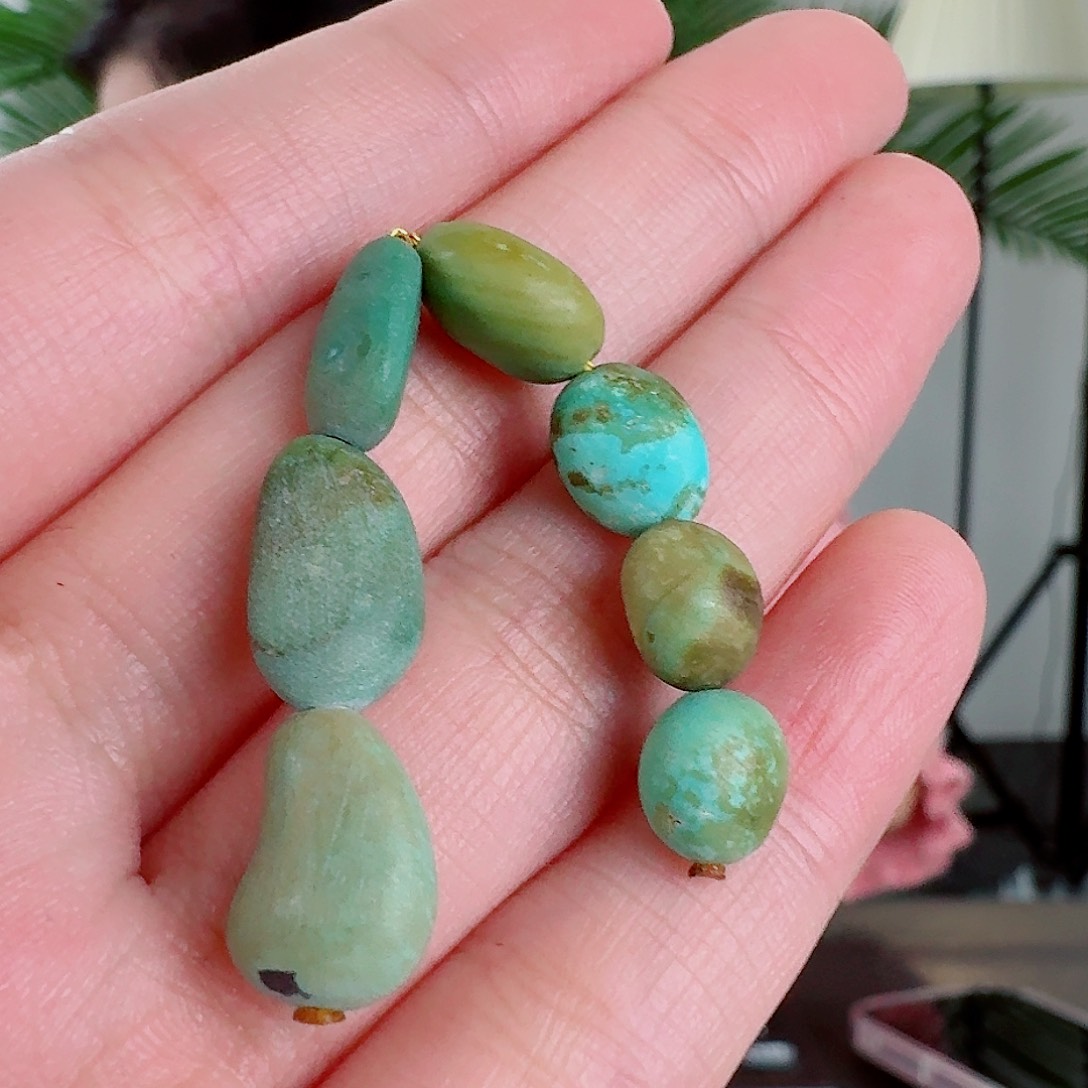 未镶嵌绿松石珠宝奇石