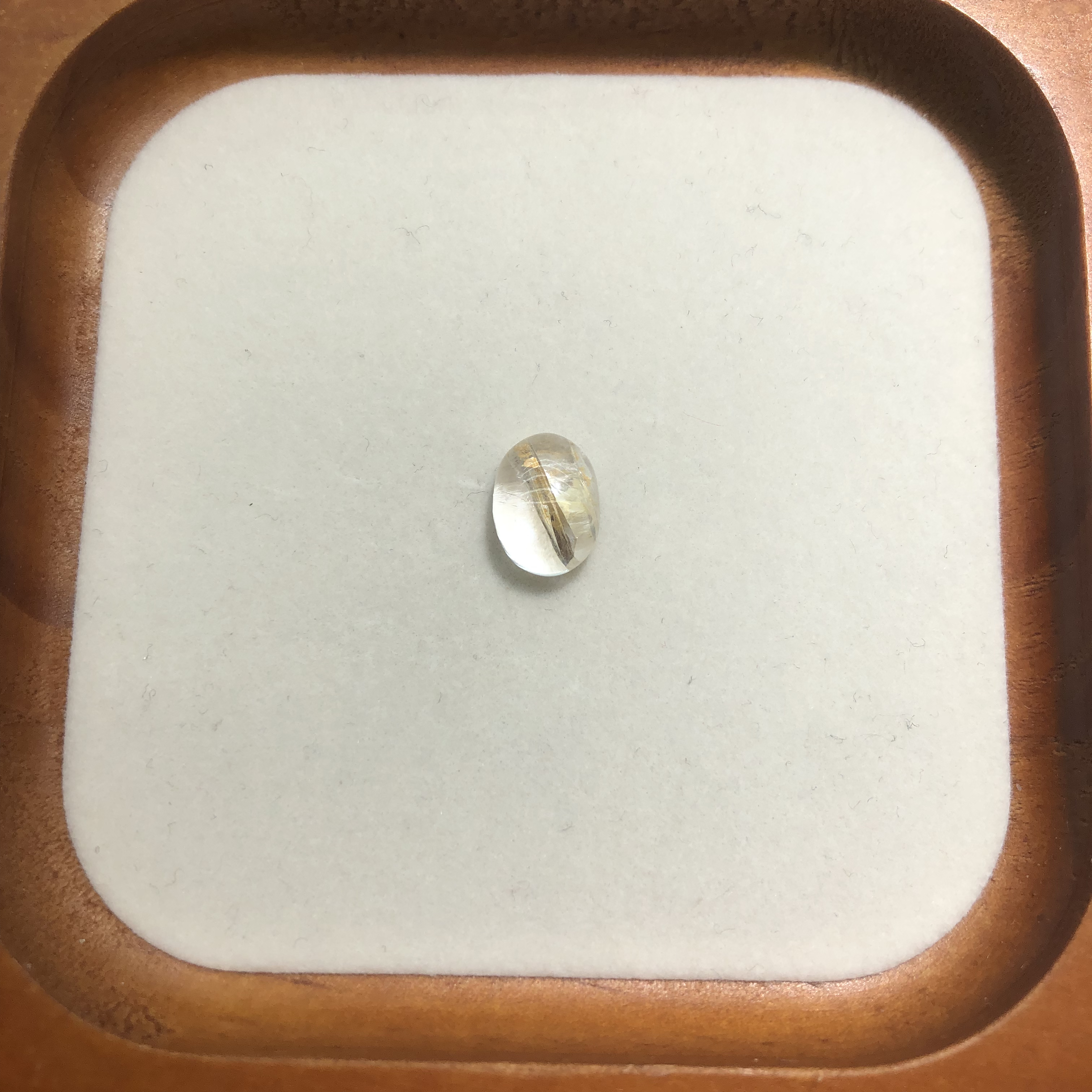晶中晶水晶蛋面尺寸8.7×11.5