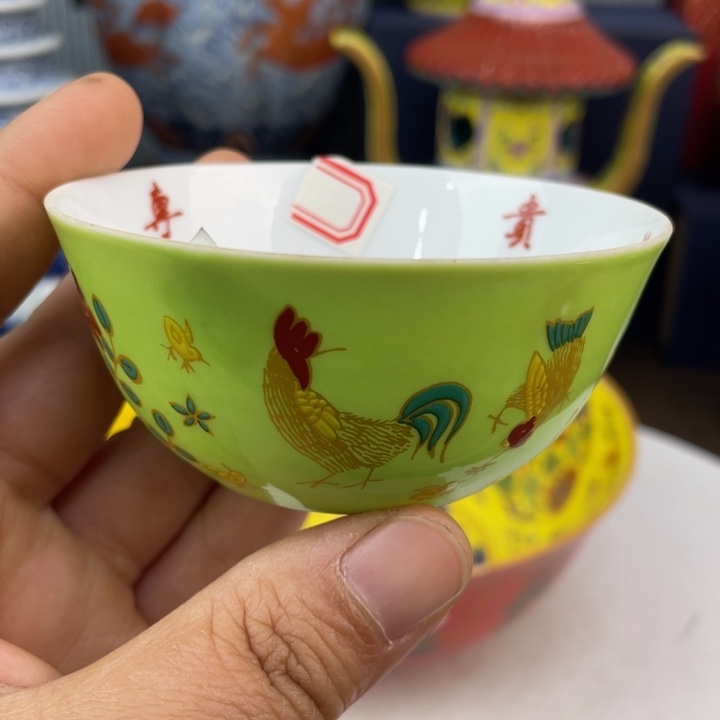 陶瓷青花杯子一件