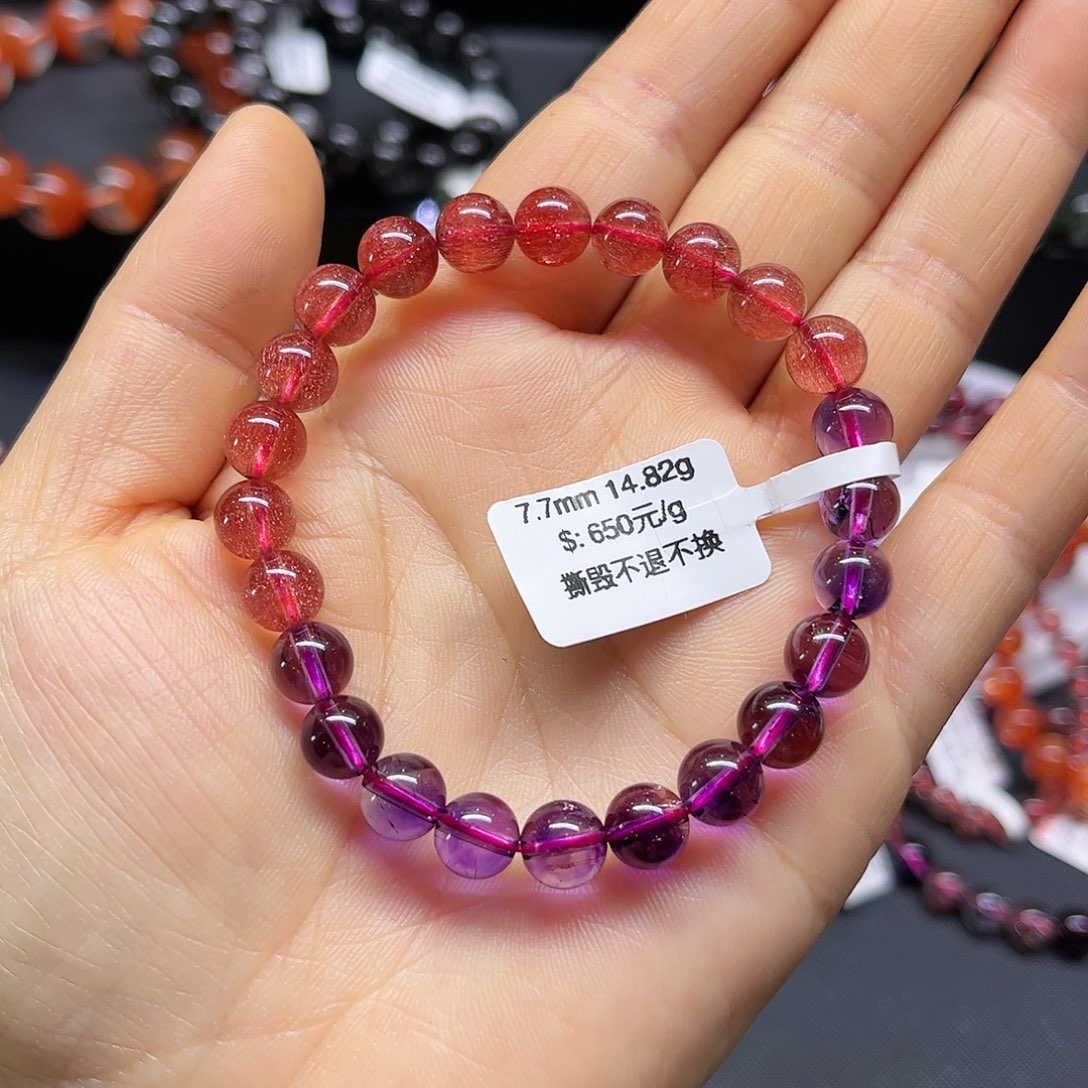 水晶手链未镶嵌l*g天然水晶