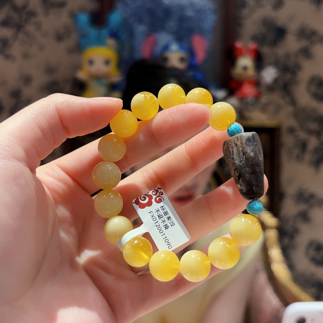 蜜蜡未镶嵌手串手串