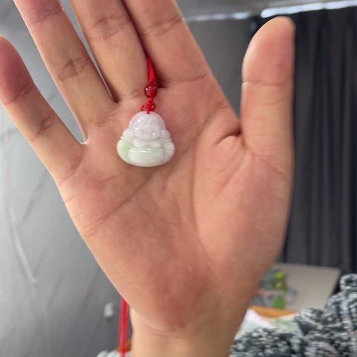 翡翠挂件未镶嵌纯天然缅甸翡翠佛公