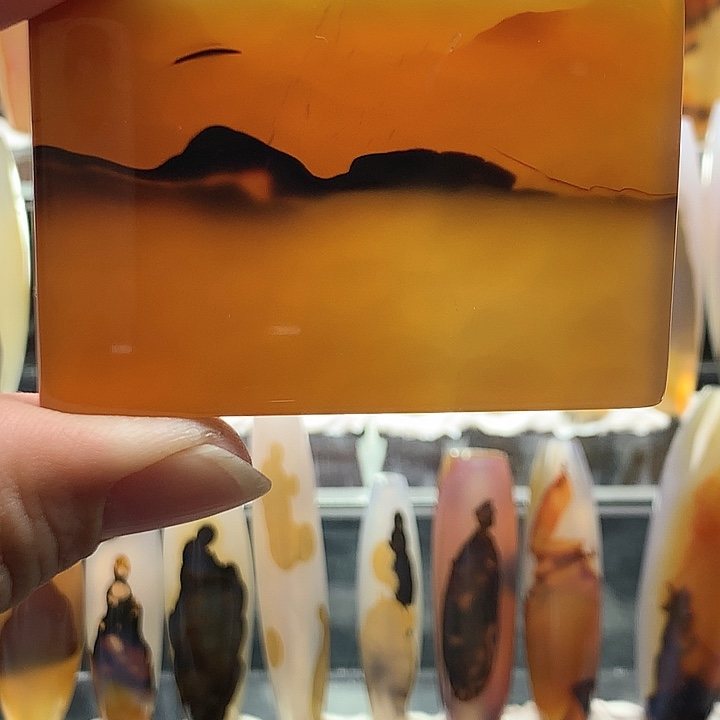 玛瑙/玉髓颈饰未镶嵌075