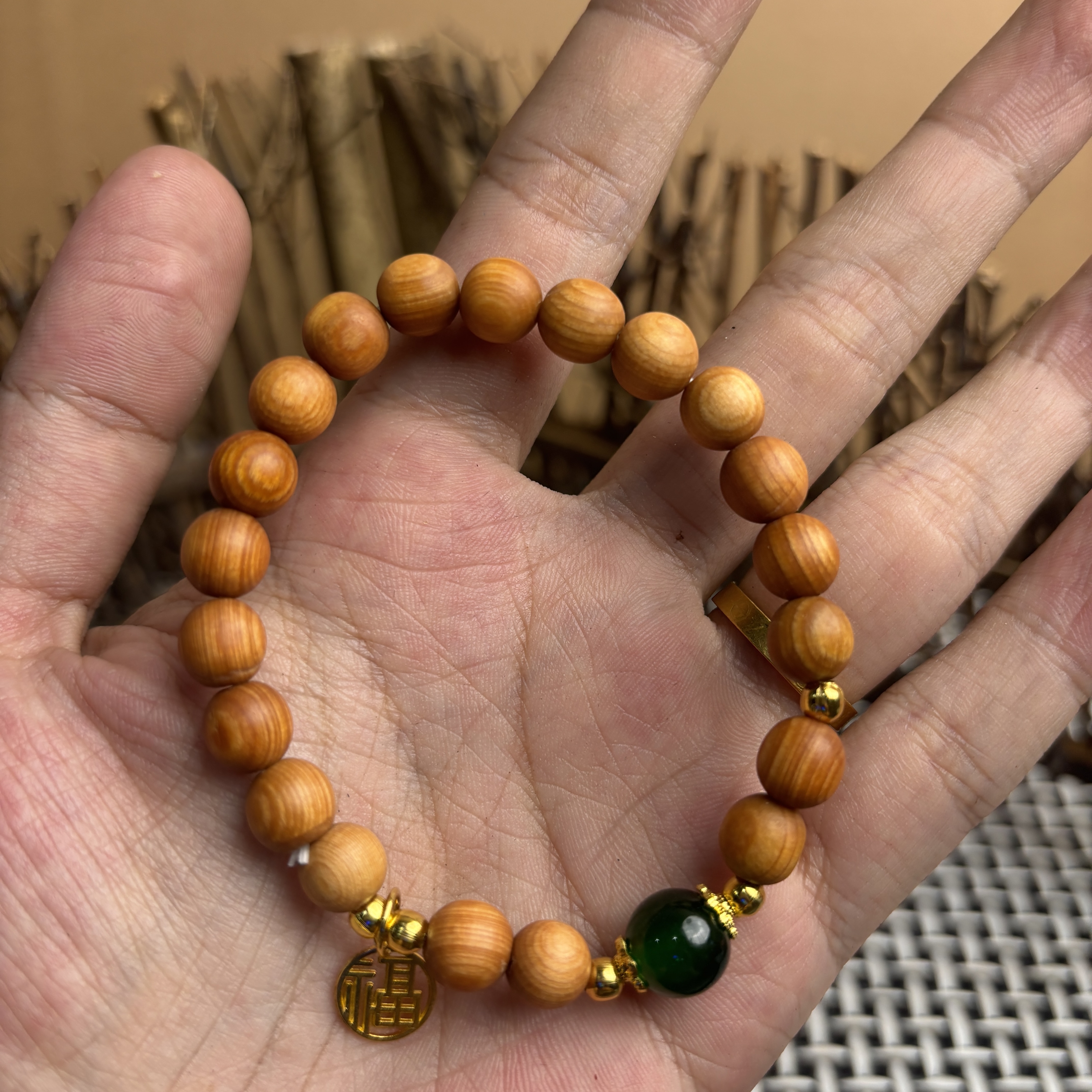 A29250精品檀单圈款手串（无礼盒）