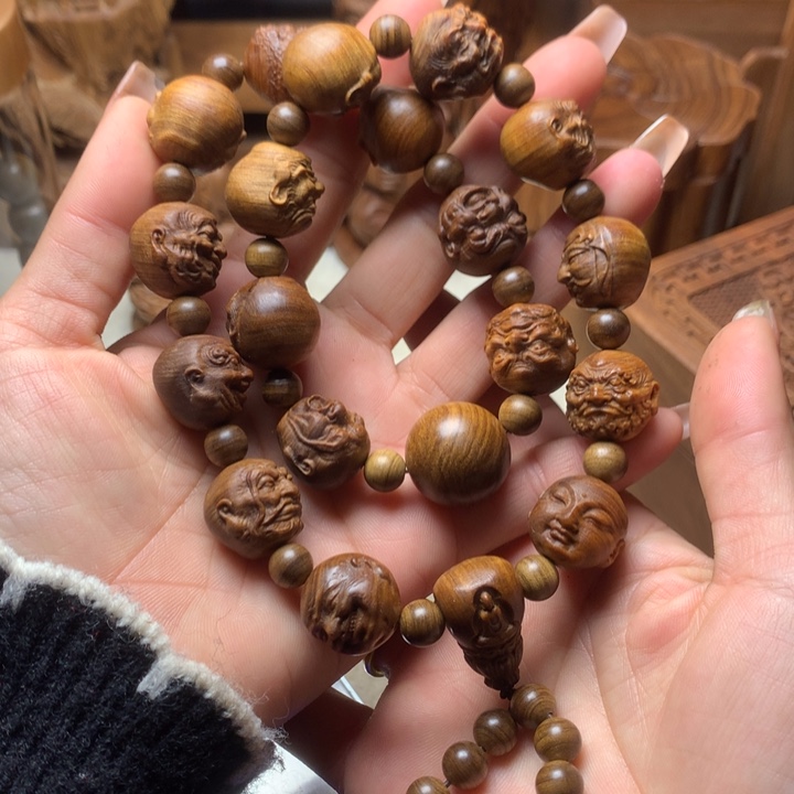 檀香木其他老山檀香手把件