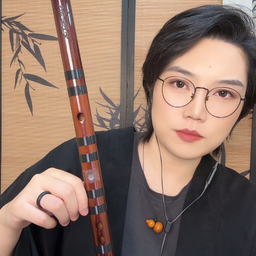 苦竹紫微E笛头色差