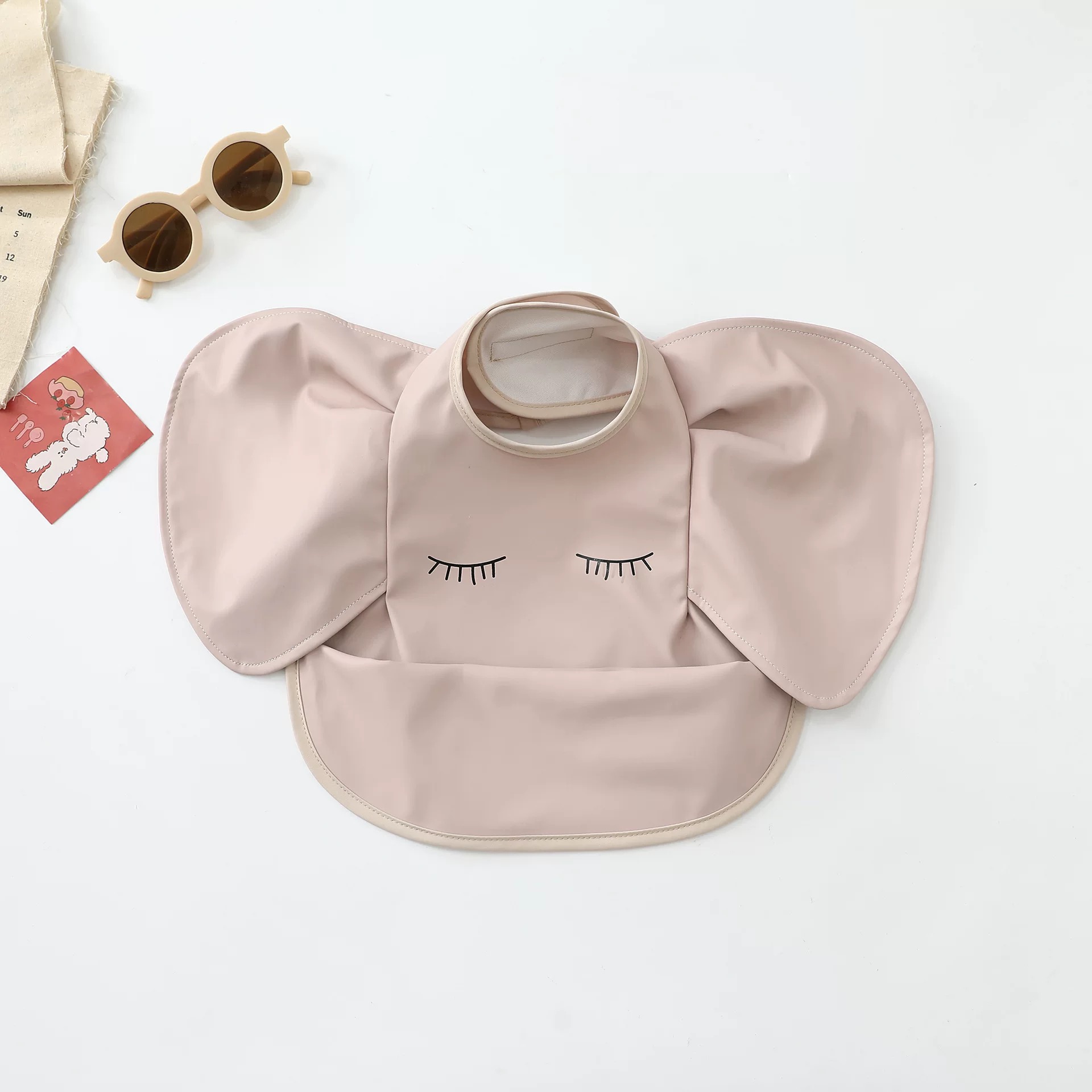 【1015】高定飞袖宝宝吃饭围兜辅食罩衣春夏无袖防水防脏婴儿童饭兜