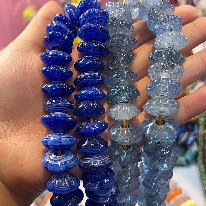 颈饰玻璃尼泊尔花珠