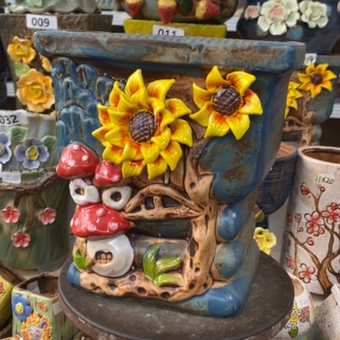 【闪购商品】红陶粗陶材质多肉花盆