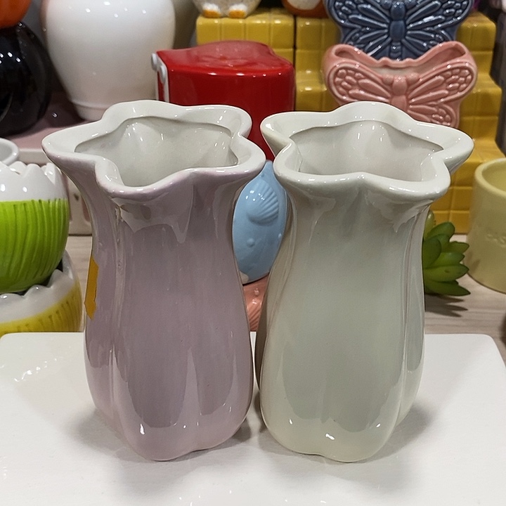 陶盆有孔 瑕疵针孔漏釉介意勿拍外口 6外高13