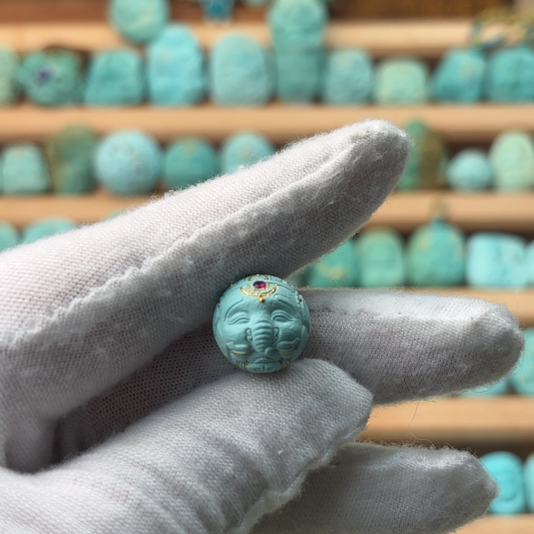 绿松石未镶嵌配饰