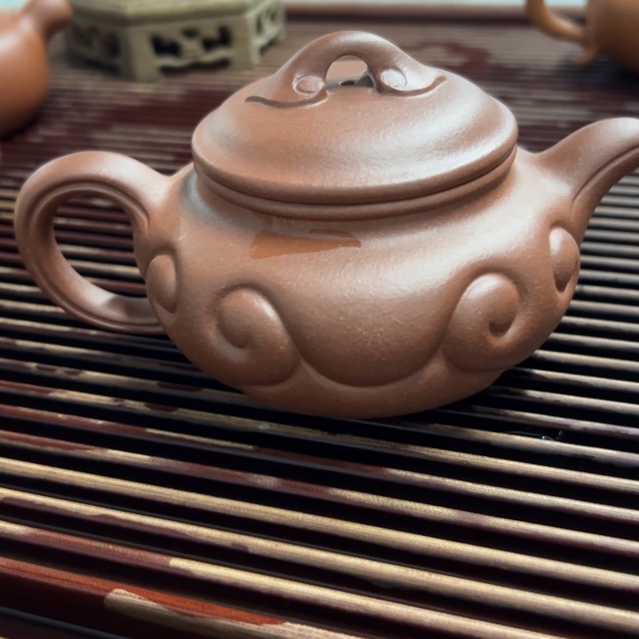 茶壶紫砂仿古如意350cc
