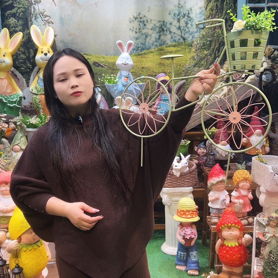 花园摆件红红火火