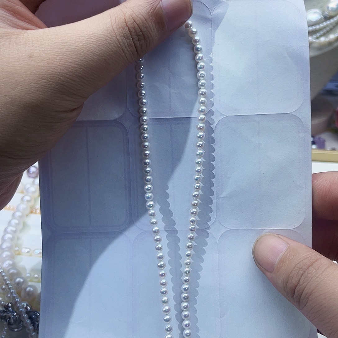 淡水珍珠颈饰银S925镶嵌日***?