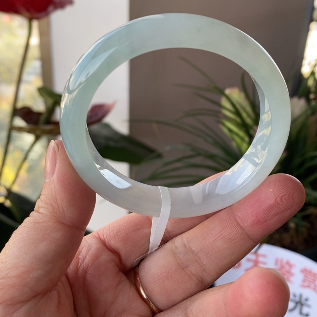 翡翠未镶嵌手镯7号