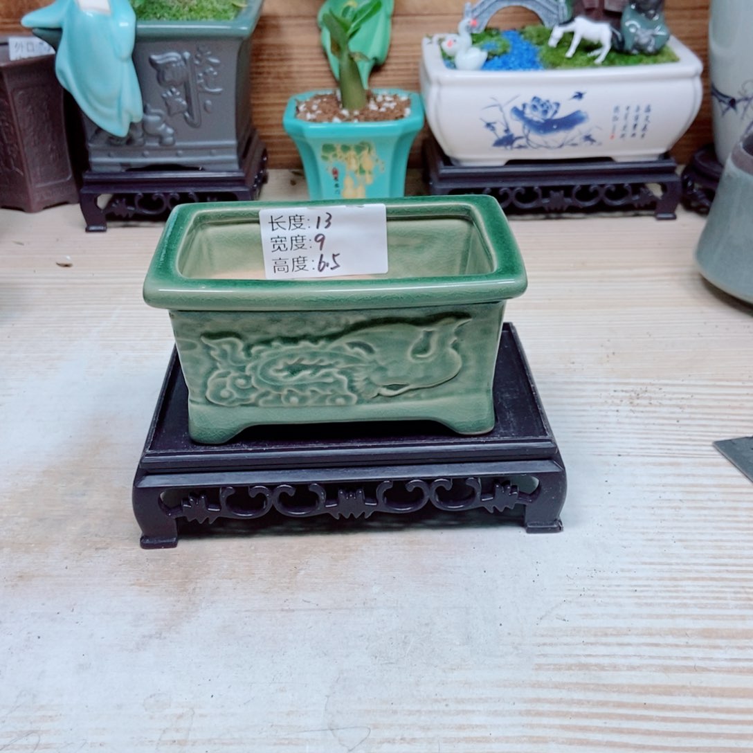 瓷片陶瓷花盆陶瓷艺术