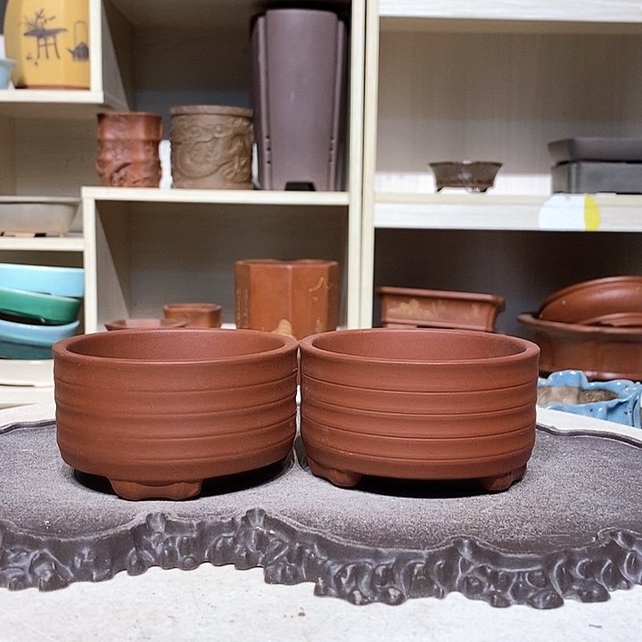 紫砂花盆瑕疵5-9.5。。。（2）