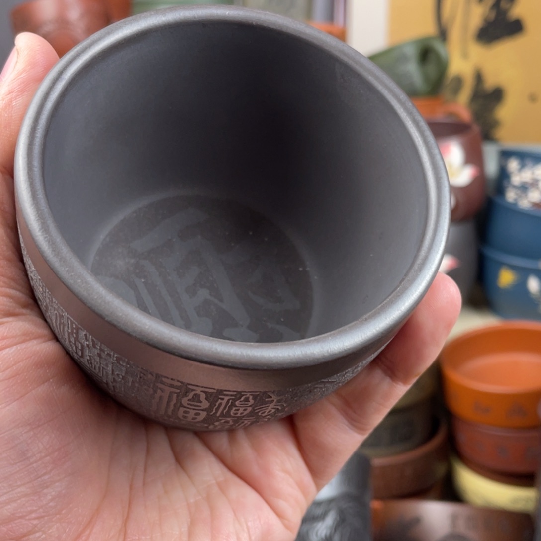 紫砂茶杯紫砂茶杯