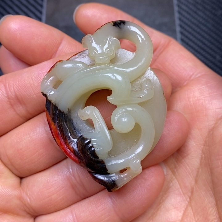 和田玉挂件未镶嵌见*山