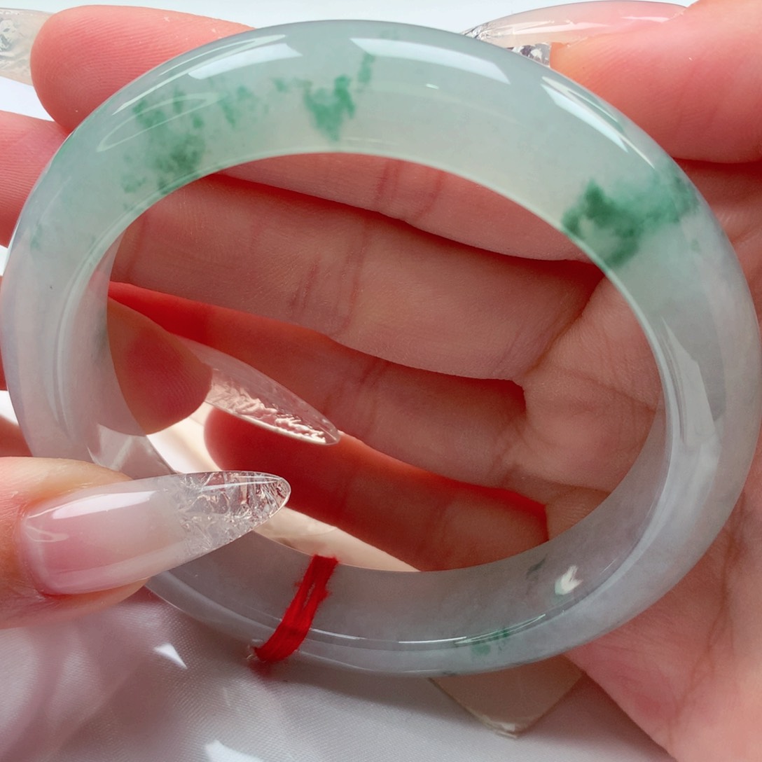 翡翠手镯未镶嵌天然缅甸翡翠A货手镯 1号