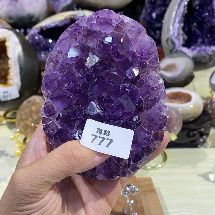 【闪购商品】未镶嵌珠宝半成品紫晶