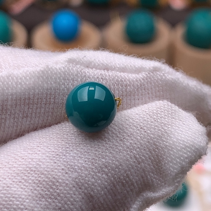 绿松石未镶嵌车挂