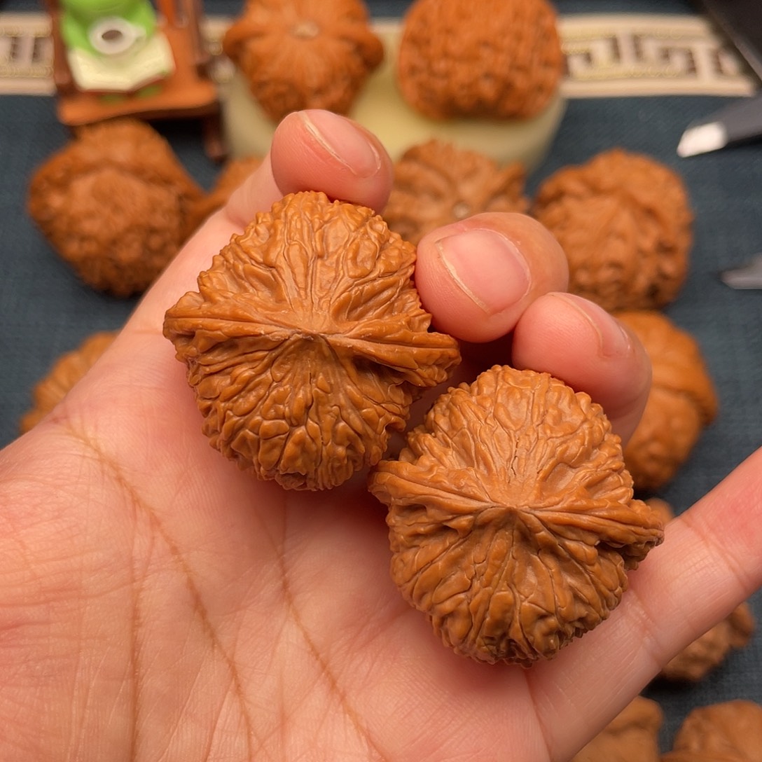 把件文玩核桃37平谷绣球全品