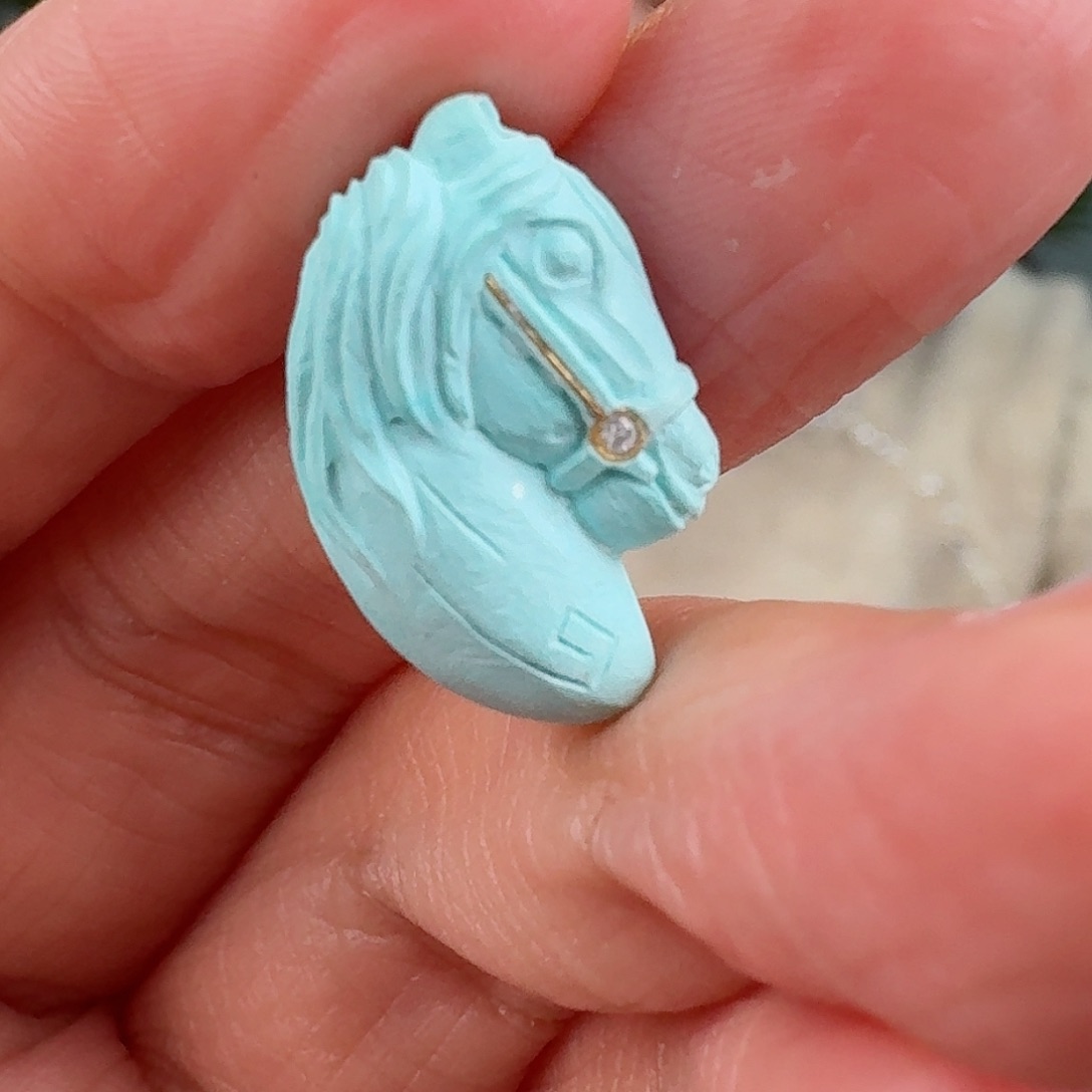 绿松石珠宝奇石未镶嵌